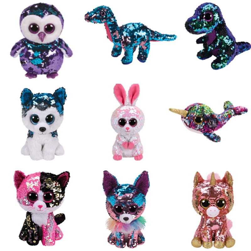 sequin soft toy