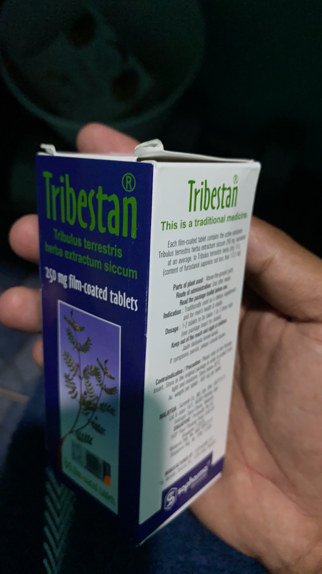 Increase Sperm] Tribestan Tribulus Terrestris 250mg 60s