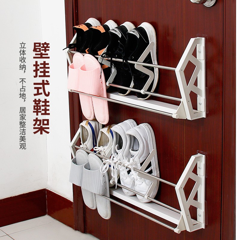 Hanging Shoe Rackg Shelf Security Door Shoe Rack Behind The Hung Receive A Simple Small Family Model Bedroom Wall Ha Shopee Malaysia