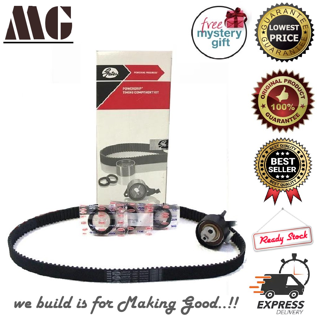 ORIGINAL GATES Gen2 Persona Saga BLM Satria Neo Waja Exora CPS GATES Timing Belt Kit PROTON