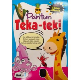 Siri Cabar Minda Pantun Teka Teki Buku 1 2 3 4 Shopee Malaysia