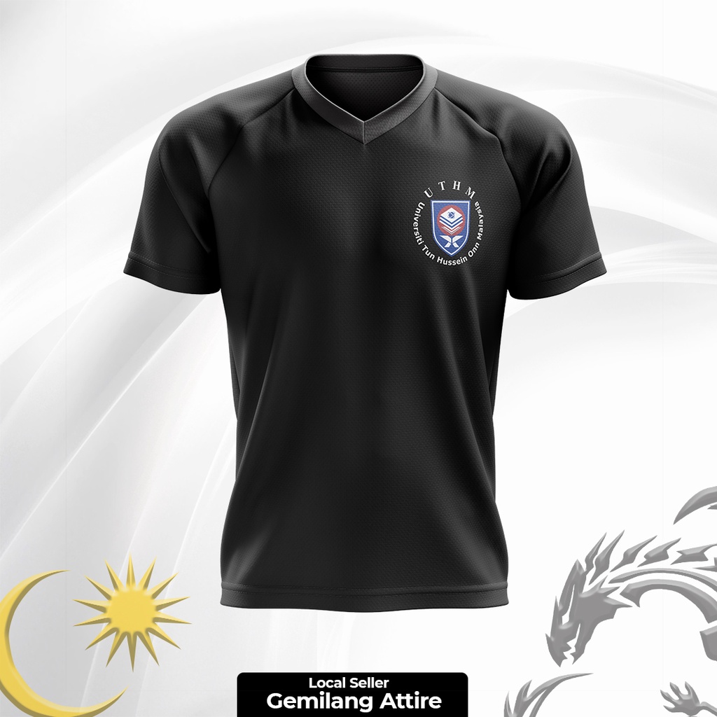 UTHM T-Shirt I Universiti Tun Hussein Onn  Round Neck T-SHIRT | UNIVERSITI MALAYSIA I IPTA I IPTS I BAJU UNIVERSITI