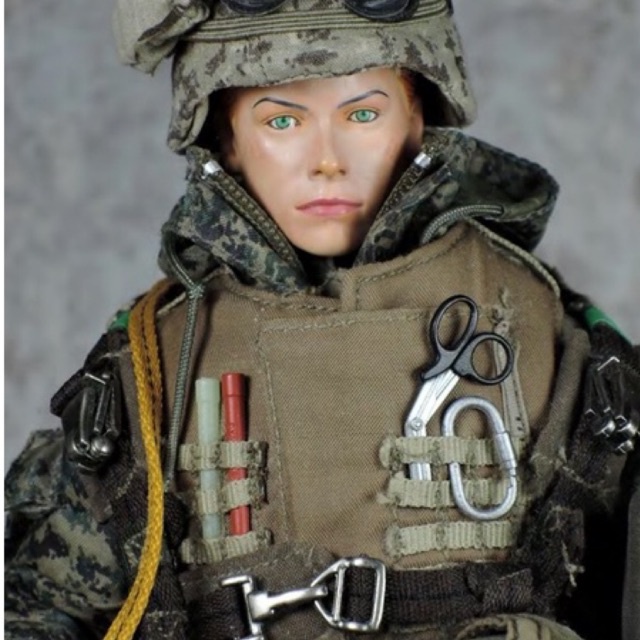 1/6 Femmes Soldat Combat Vêtements Set camouflage pour Phicen Hot Toys figure USA 
