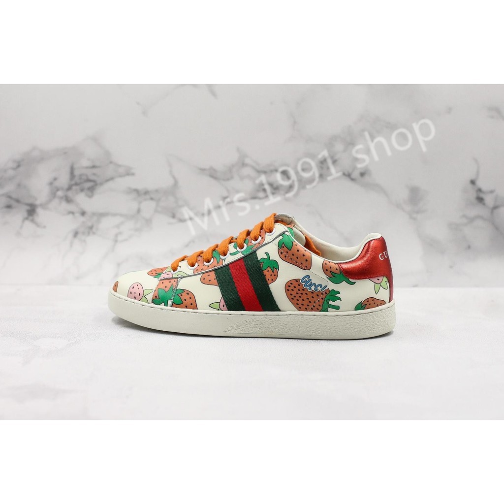 gucci strawberry shoes