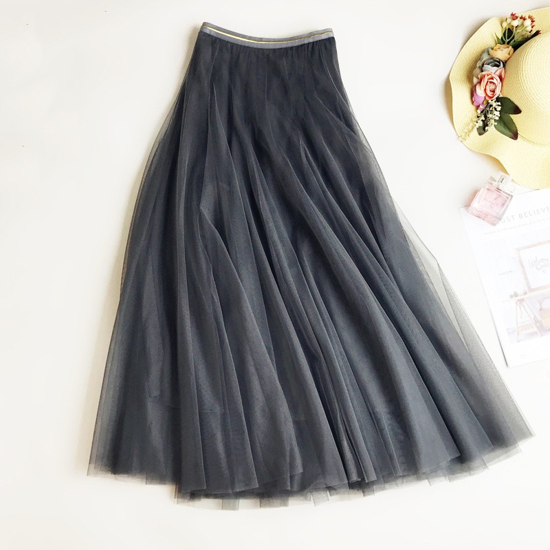 black mesh tutu skirt