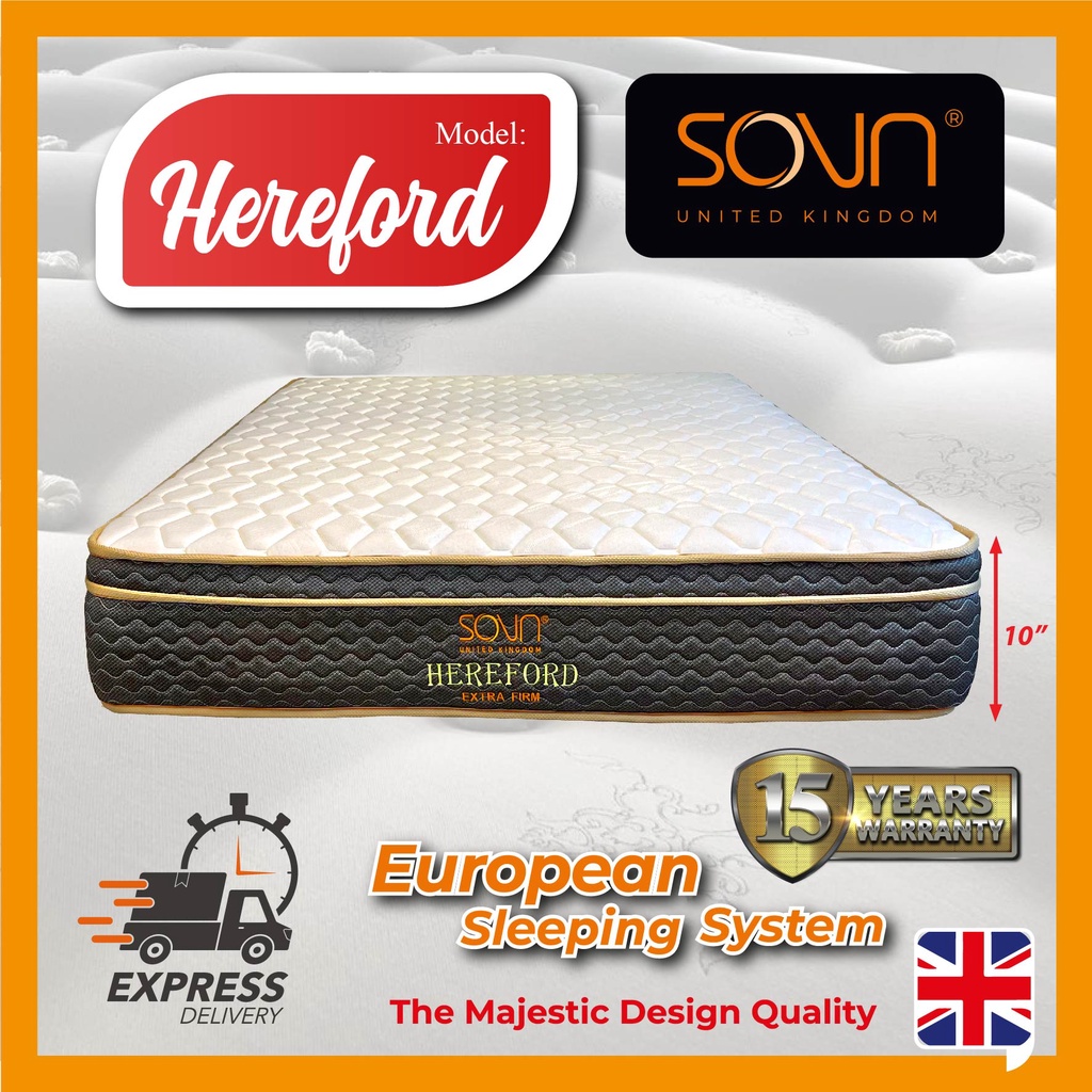(FAST DELIVER)SOVN HEREFORD MICRO POSTURE SPRING QUEEN MATTRESS / TILAM