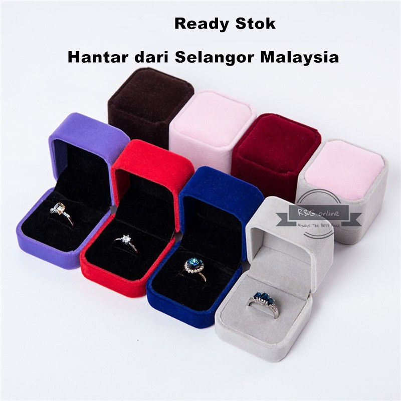 Ring Jewellry Display Box / Engagement Wedding Earring Ring Box / Bekas Cincin / Kotak Cincin / Bekas Subang / Bekas BK