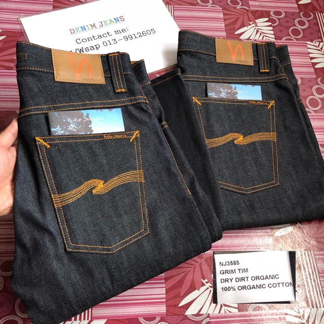 nudie jeans grim tim dry dirt organic