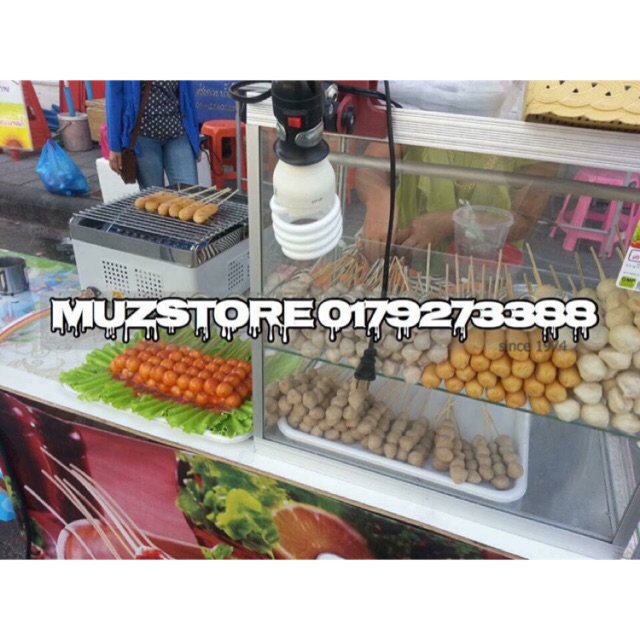 Food display  Rak  cermin  aluminium Shopee Malaysia