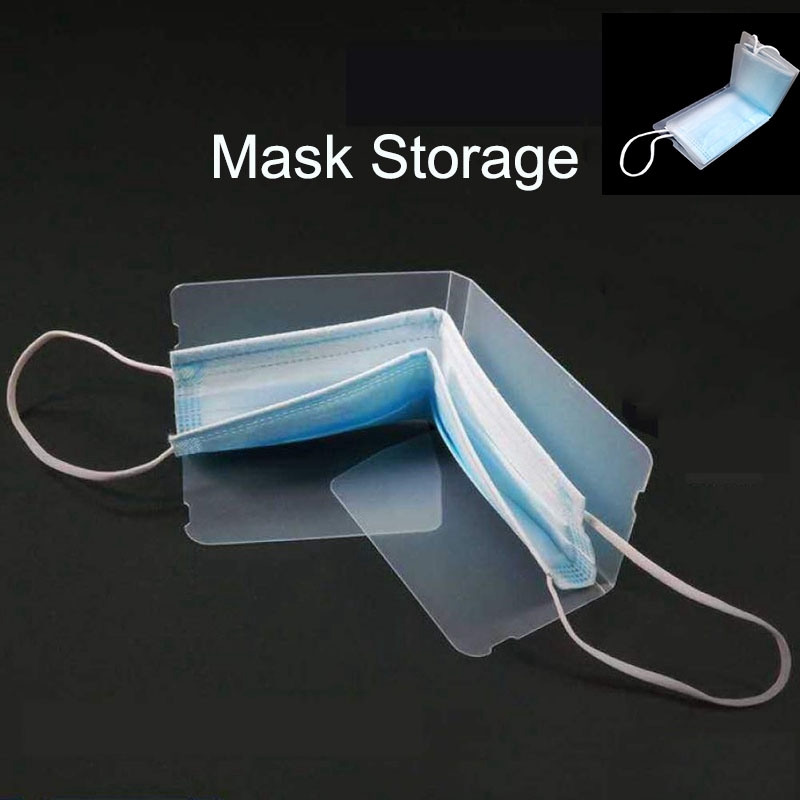 1pcs Mask Storage Portable Face Mask Clip Disposable Mask Organizer