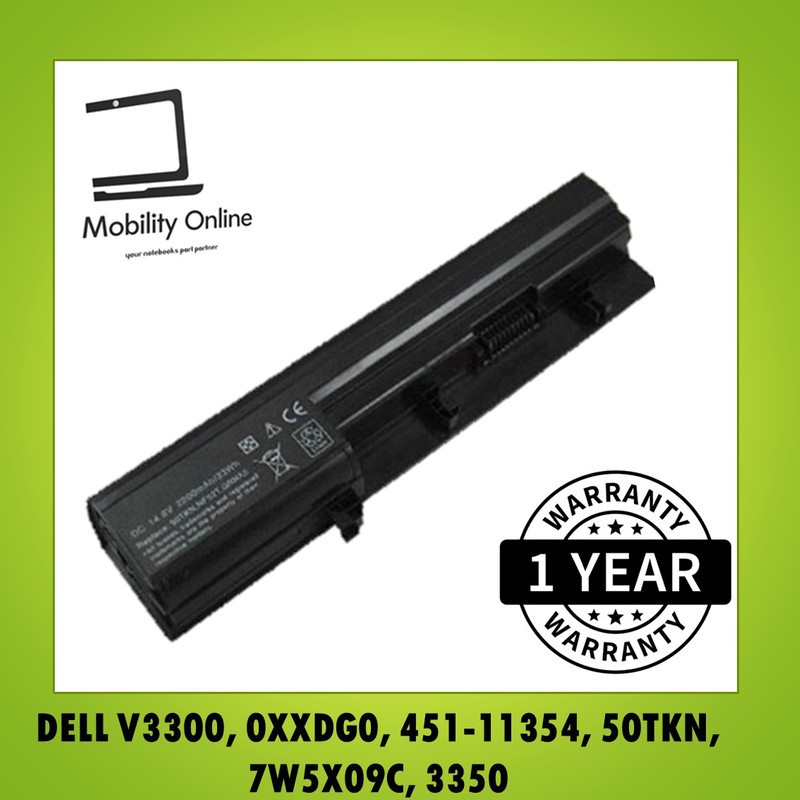 Dell Vostro 3300 Dell Vostro 3350 Laptop Battery 1 Year Warranty Shopee Malaysia