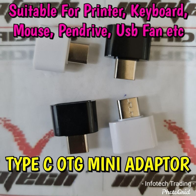 Otg Cable Sambung Printer Micro Usb Type C Otg On The Go Otg Cable For Android Smartphone Shopee Malaysia