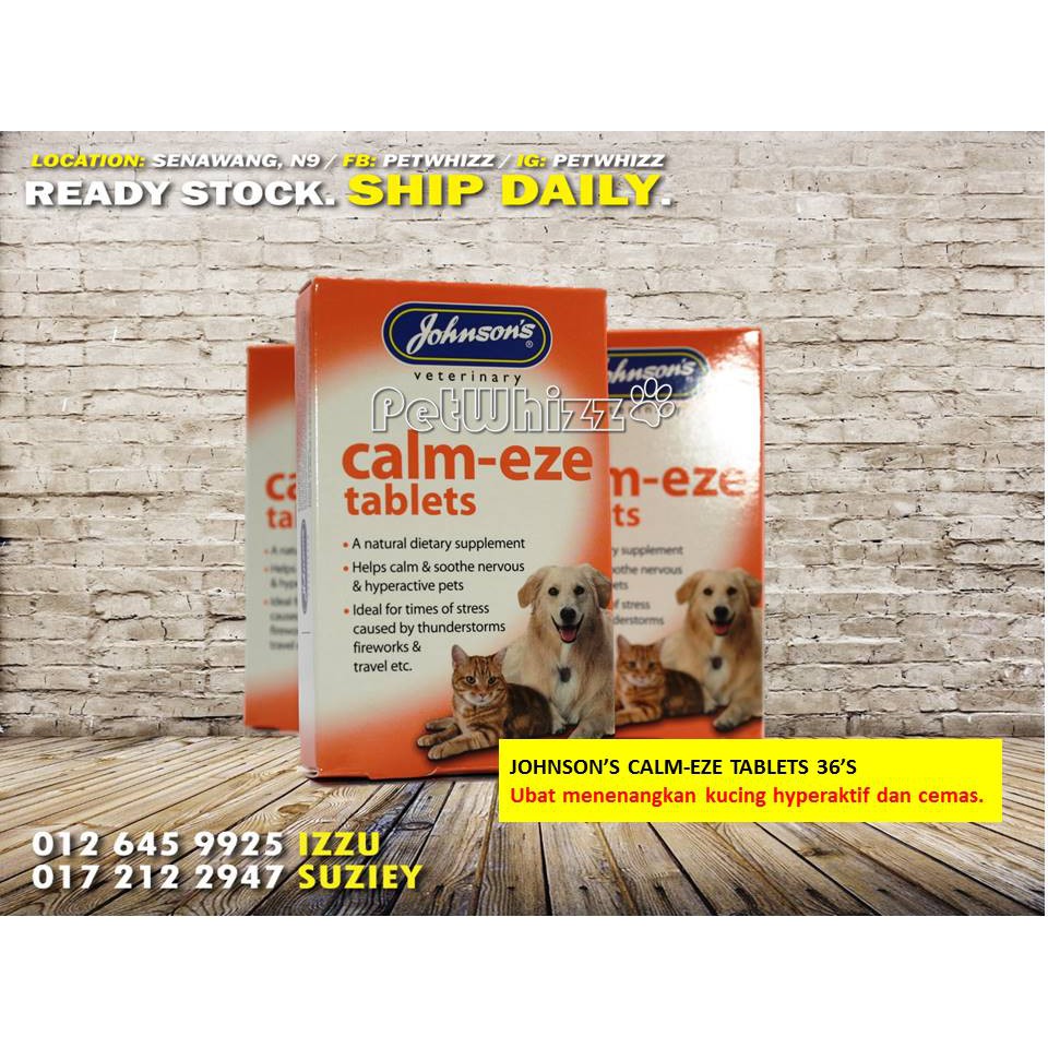 Johnsonu0027s Calm Eze Tablets 36u0027s  Shopee Malaysia