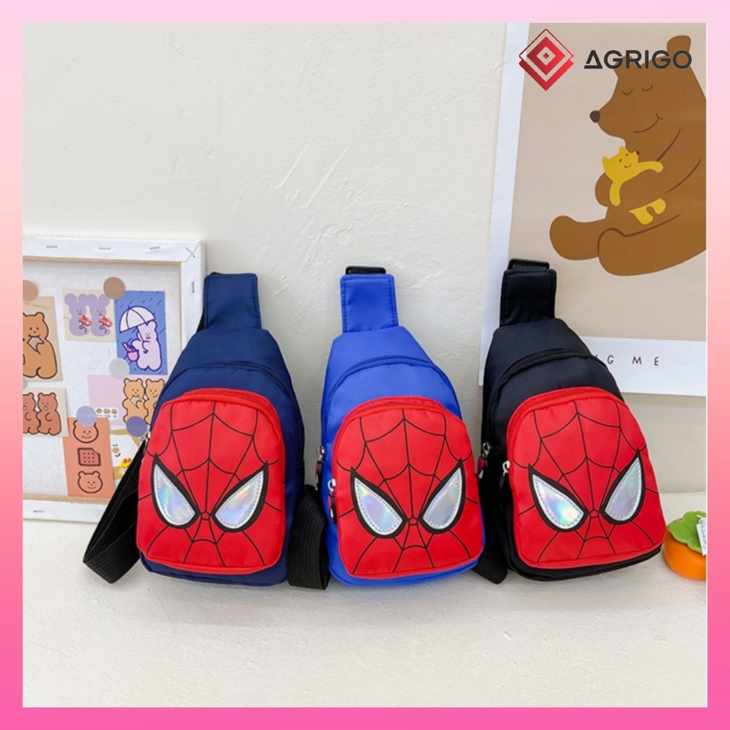 Spiderman Sling Bag Kids Cartoon Children Crossbody Bag Shoulder Bag ...