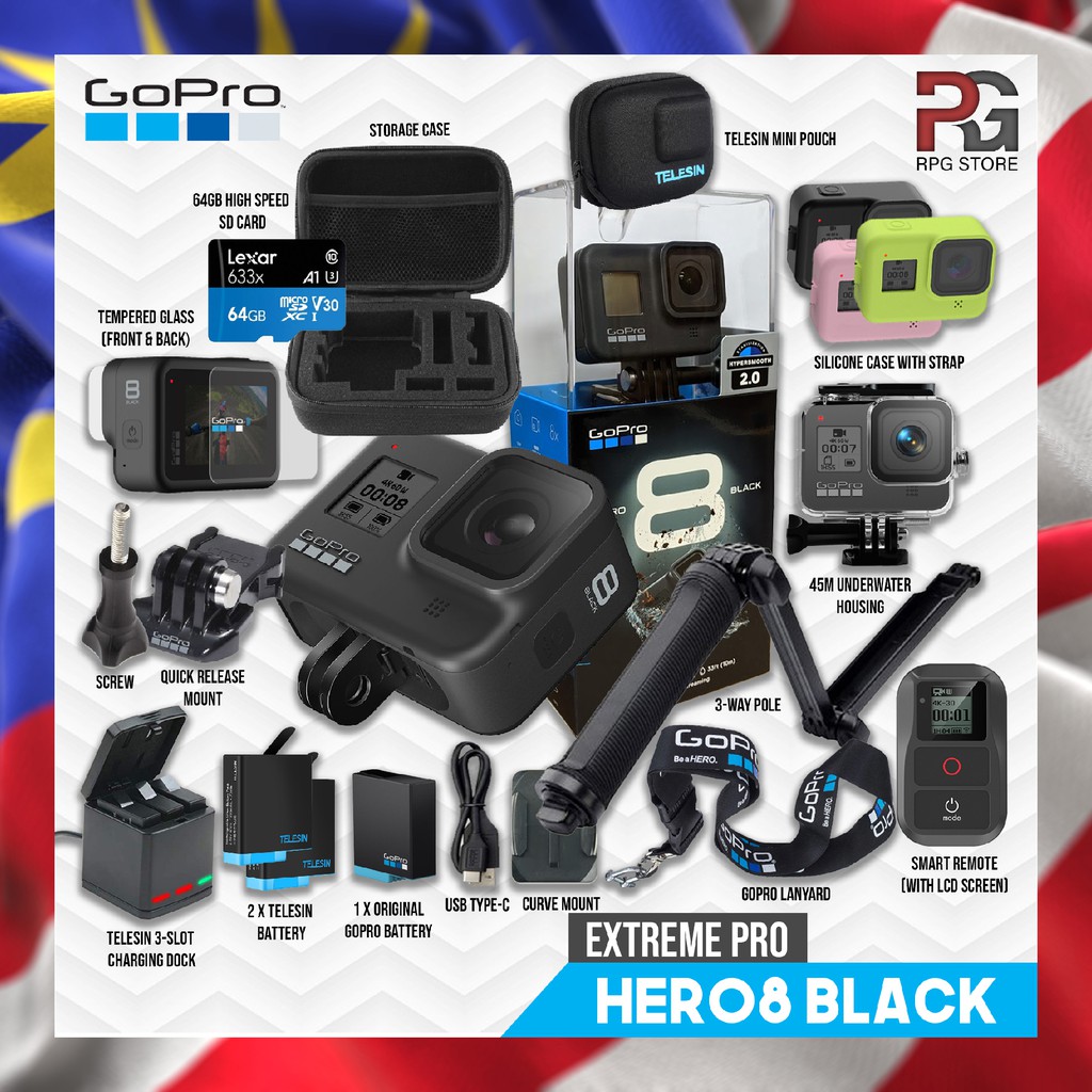 Special Offer Gopro Hero 8 Hero8 Black Package Shopee Malaysia