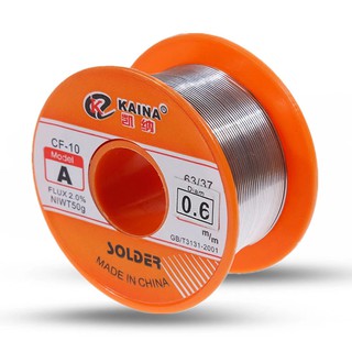 10M Tin lead Fine Solder Wire 0.6mm 60/40 2% Flux Reel Tube Rosin Core Soldering 