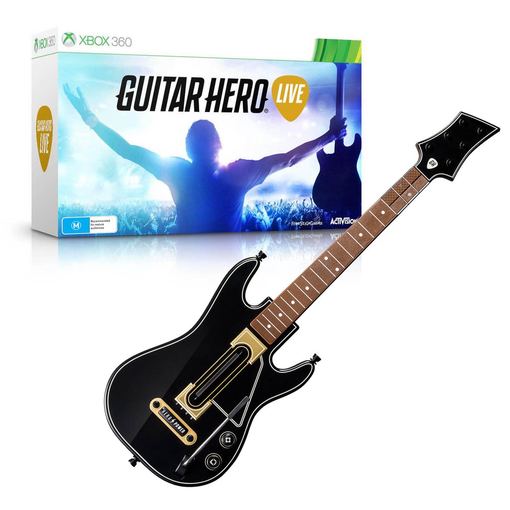guitar hero guitar xbox 360