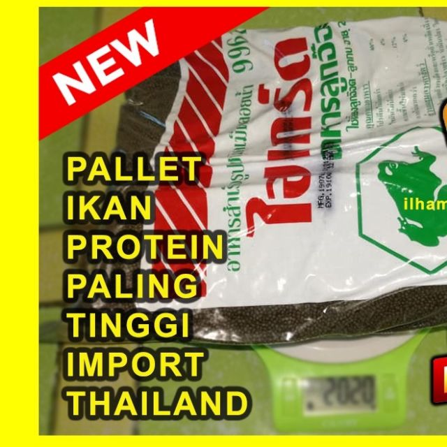 Pallet Makanan Ikan Baby Fish Jenis Halus Cap Katak Import Thailand Protein Tinggi 40 Ikan Cepat Besar Cepat Tuai Shopee Malaysia