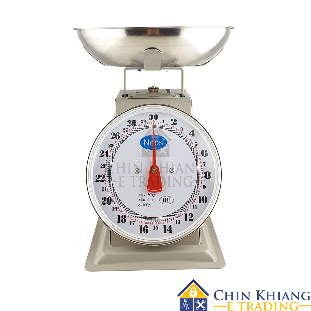 Scale Commercial Mechanical Weighing Scale Bowl Round 10kg 30kg