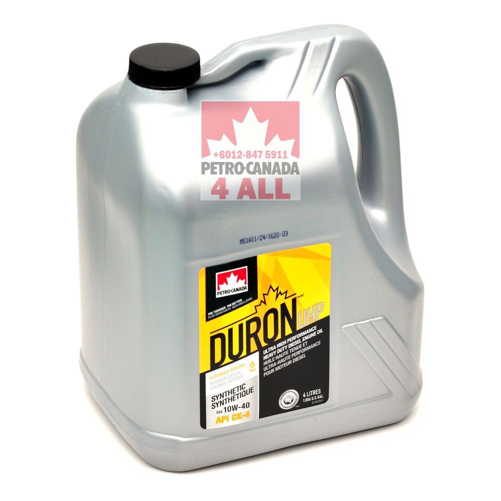 PETRO-CANADA DURON UHP 10W-40 Heavy Duty Engine Oil (4 