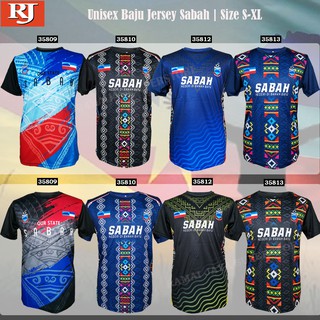 🔥HOT&Wholesale🔥 Unisex Baju Jersey Sabah lelaki perempuan | size.S-XL ...