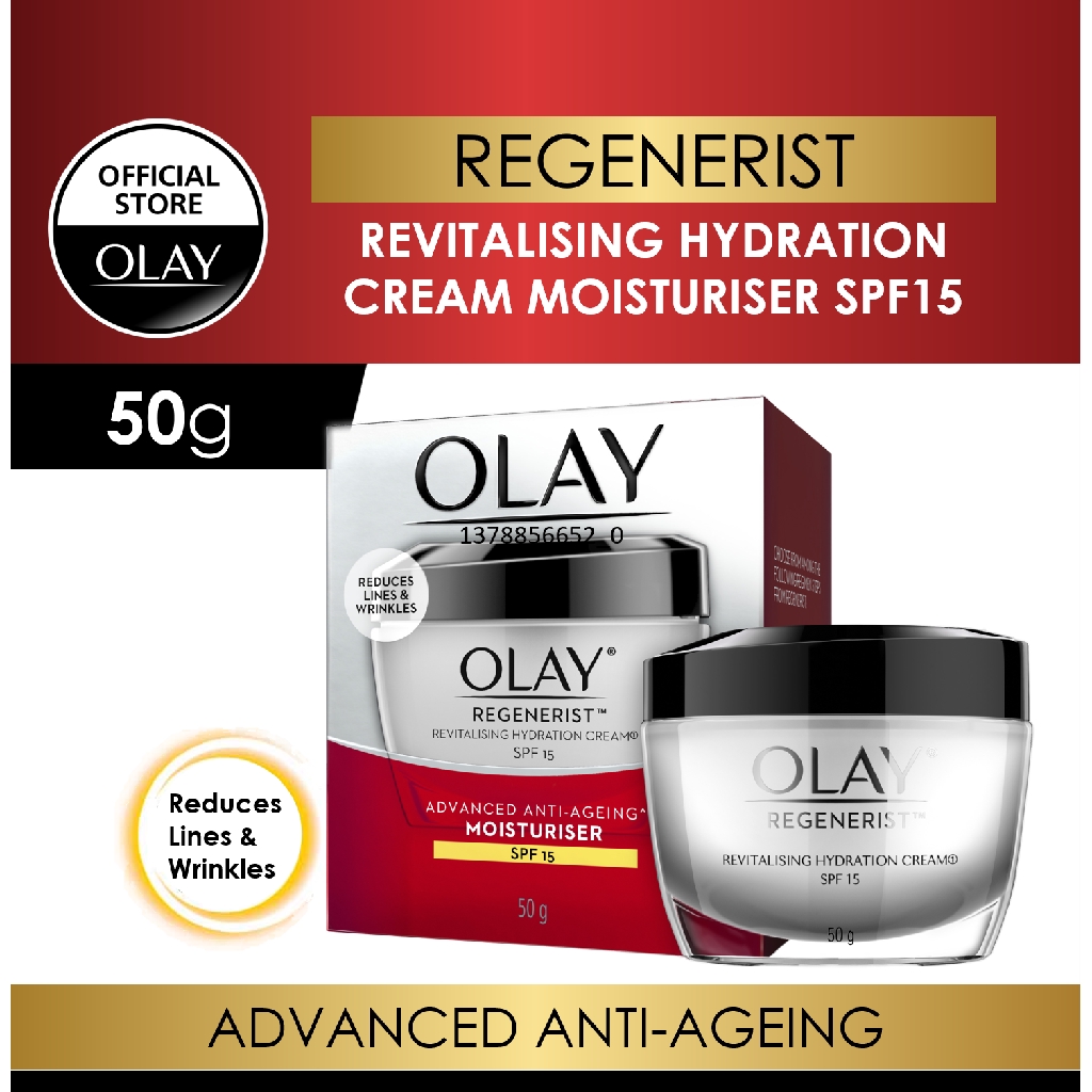 Olay Regenerist Revitalising Hydration Cream SPF15 (50g) | Shopee Malaysia