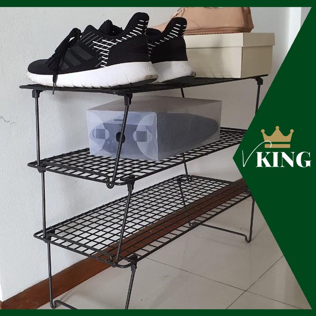 IKEA SHOE RACK GREJIG SHOE RACK 58X27CM SHOE ORGANIZATION RAK KASUT
