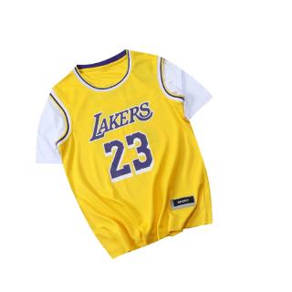 lakers jersey with sleeves