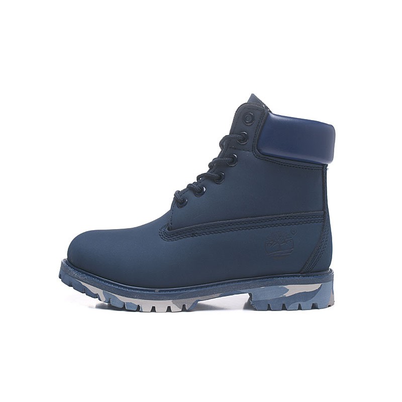 blue camo timberland boots