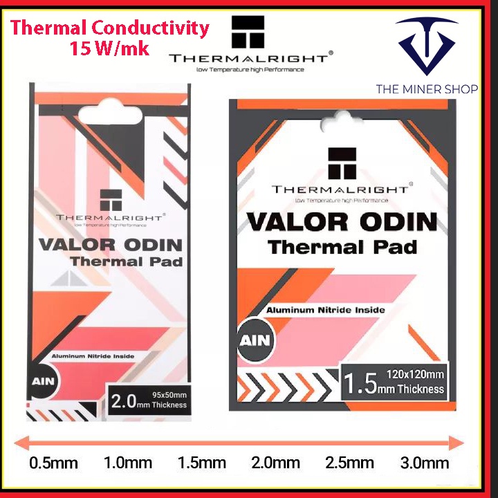 Thermalright Valor Odin Thermal Pad 15w Mk Original Shopee Malaysia