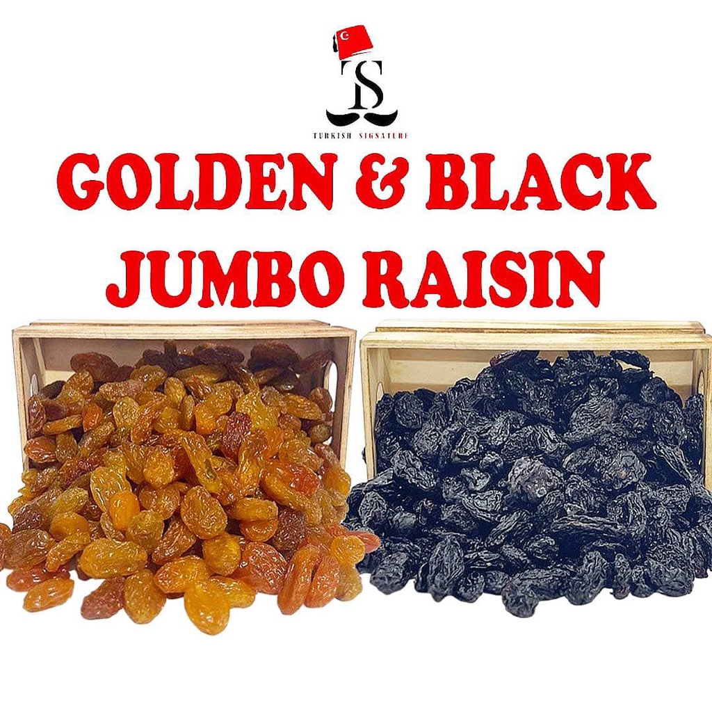🔥GOLDEN JUMBO & BLACK JUMBO RAISIN/KISMIS GOLDEN JUMBO & KISMIS JUMBO