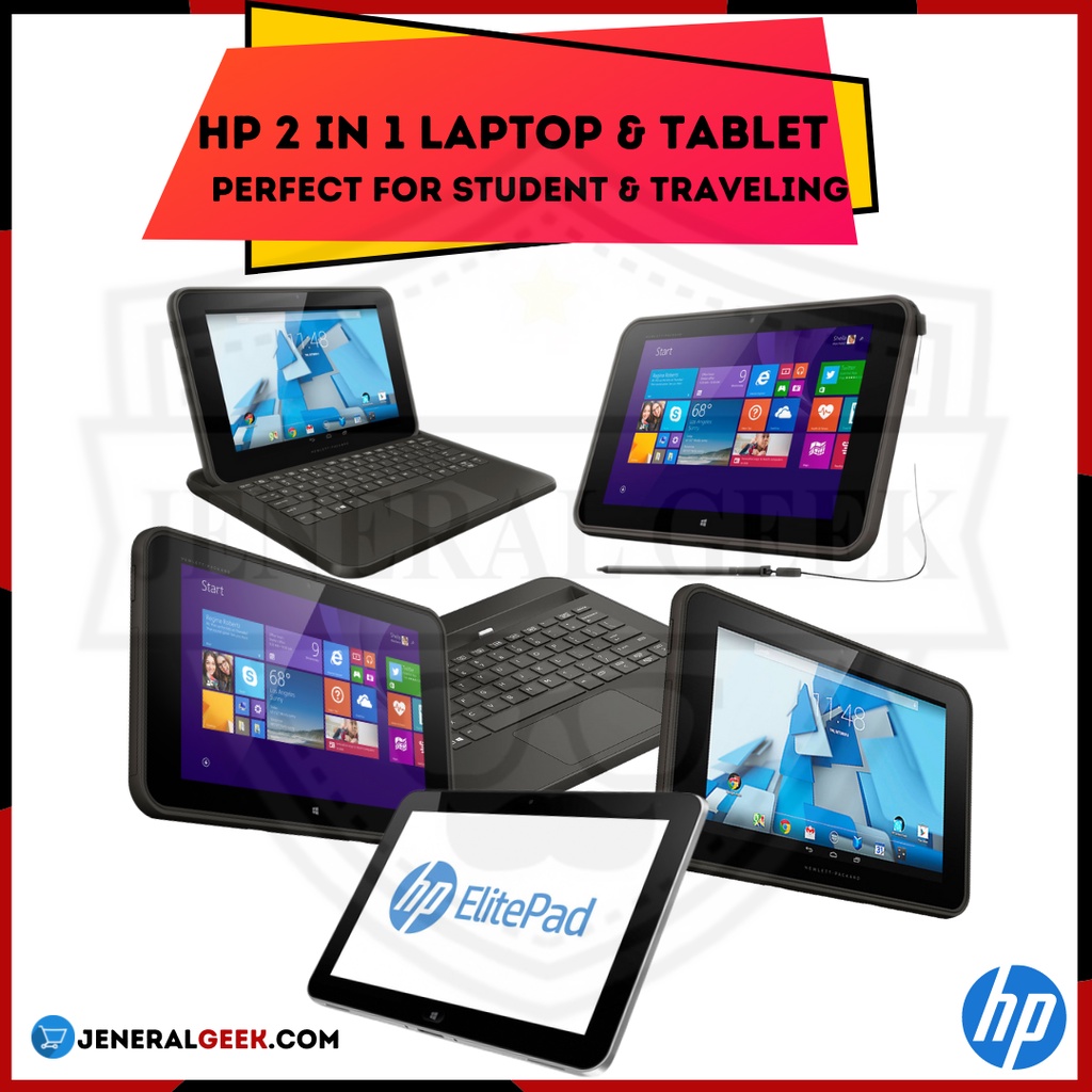 HP 2 in 1 Laptop & Tablet HP Pro Tablet 10EE Intel® Atom 2GB RAM