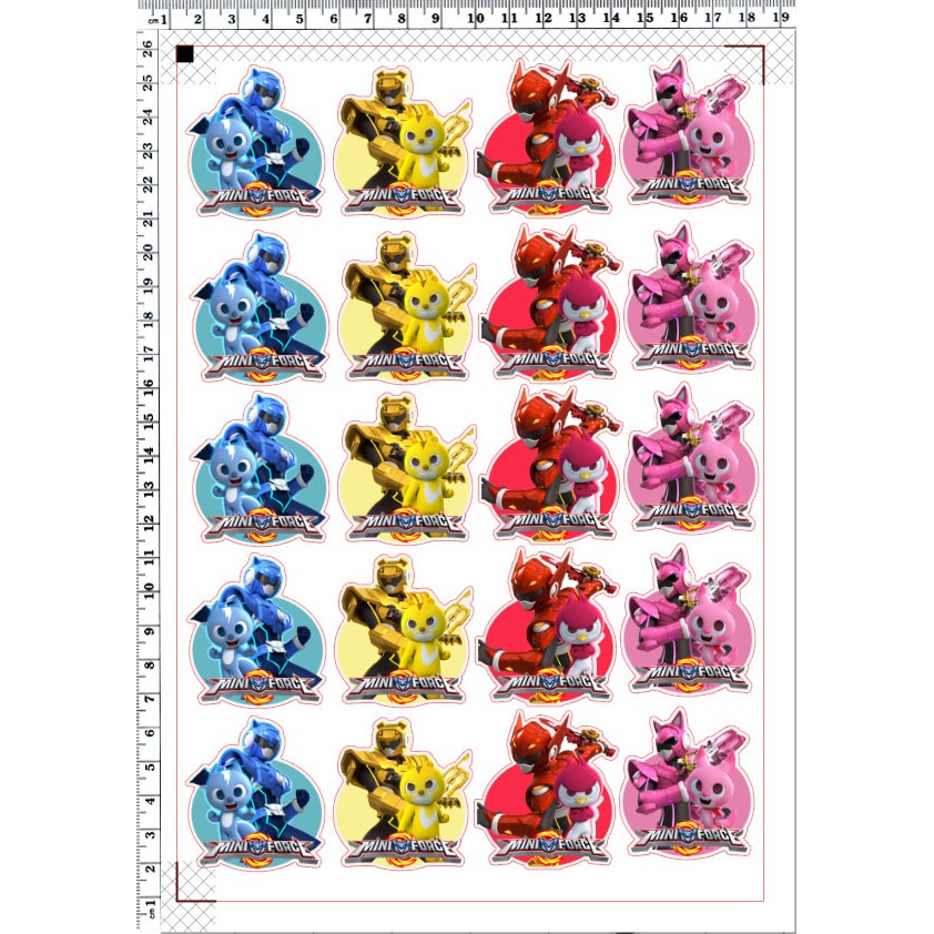 mini force cake topper 003 shopee malaysia