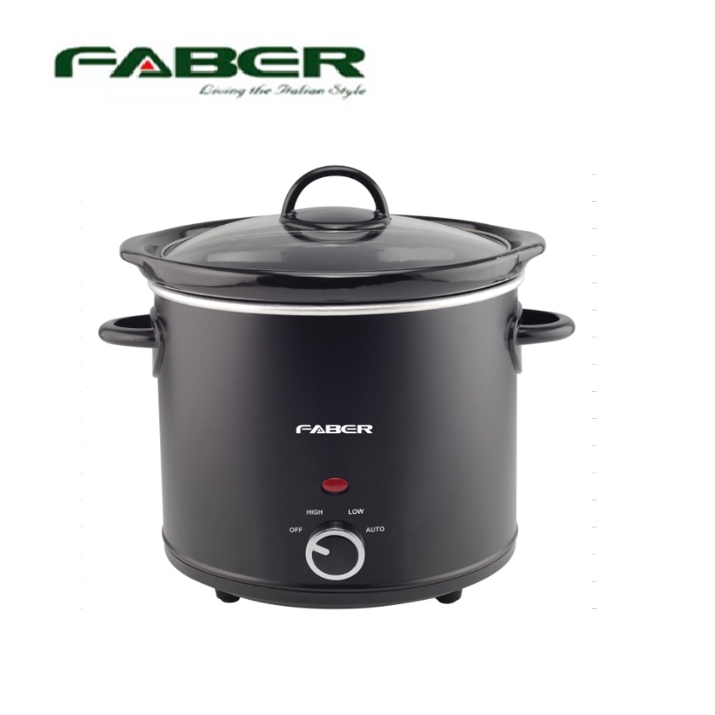 Faber Slow Cooker 3L New Model FSC 300BK /  Slow Cooker 3L FSC 530 SS