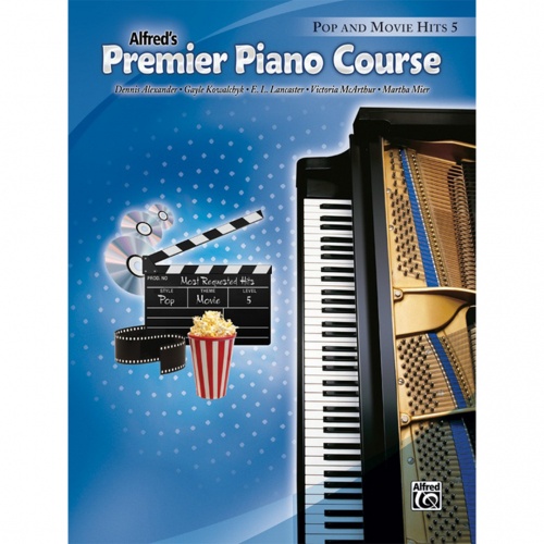 Alfred Premier Pop & Movie 5 Piano Textbook