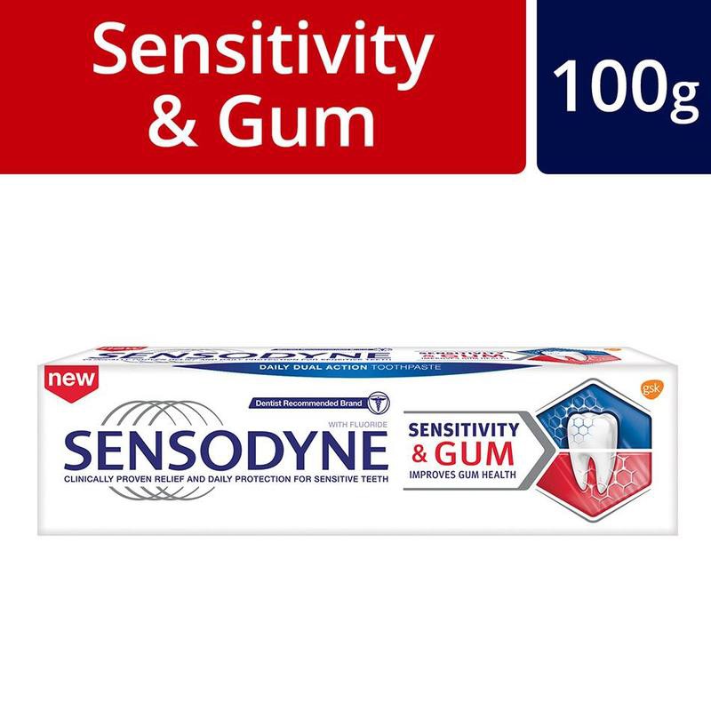 Sensodyne Sensitivity Gum Toothpaste 100g Whitening Original Shopee Malaysia