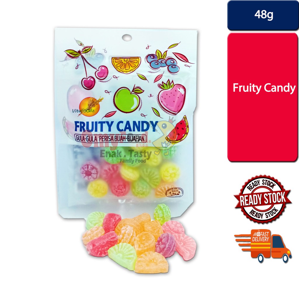 48g VitaFoodz Fruity Candy / Puzzle Candy Assorted Fruit Flavour