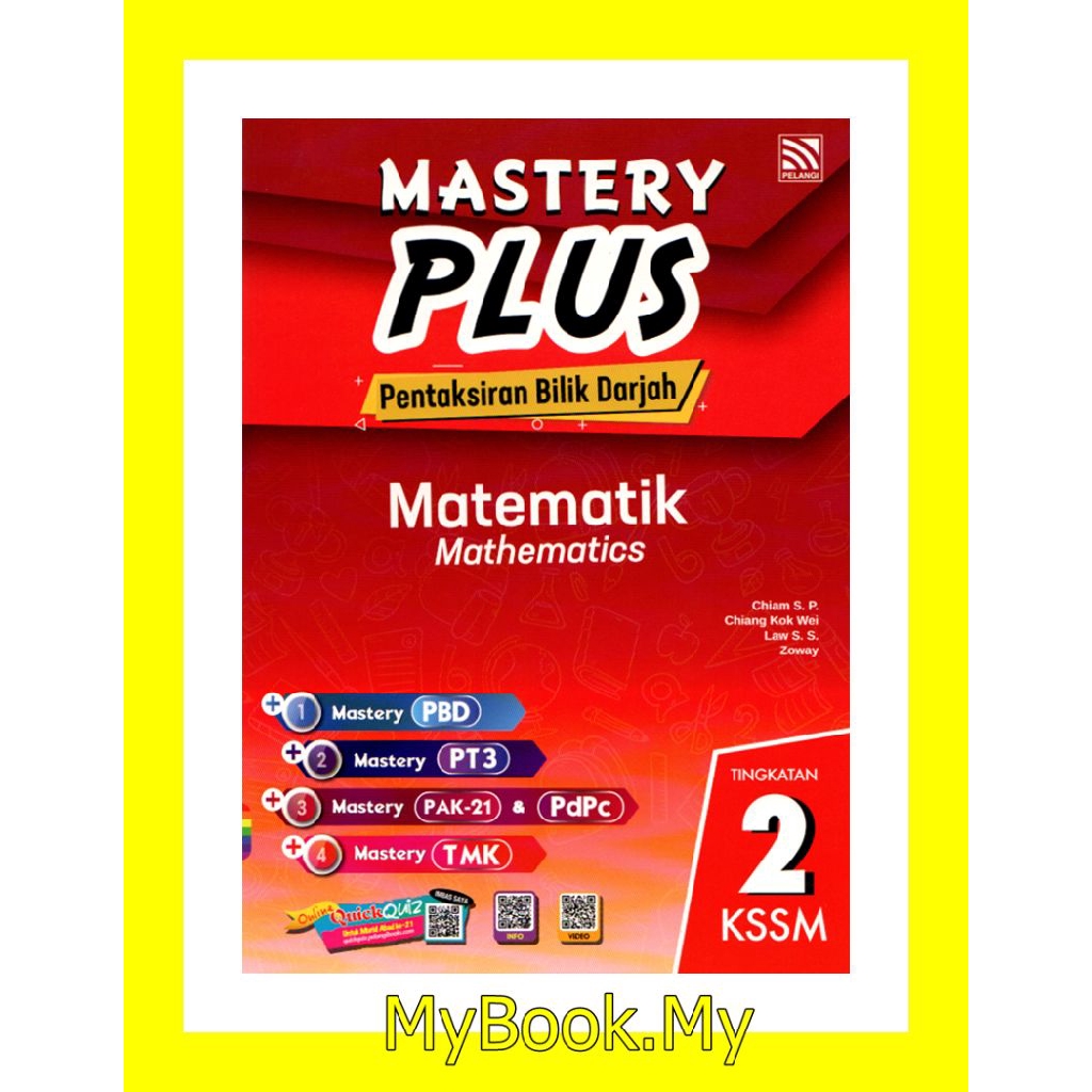 Myb Buku Latihan Kssm Tingkatan 2 Matematik Mathematics Dwibahasa Pelangi Shopee Malaysia