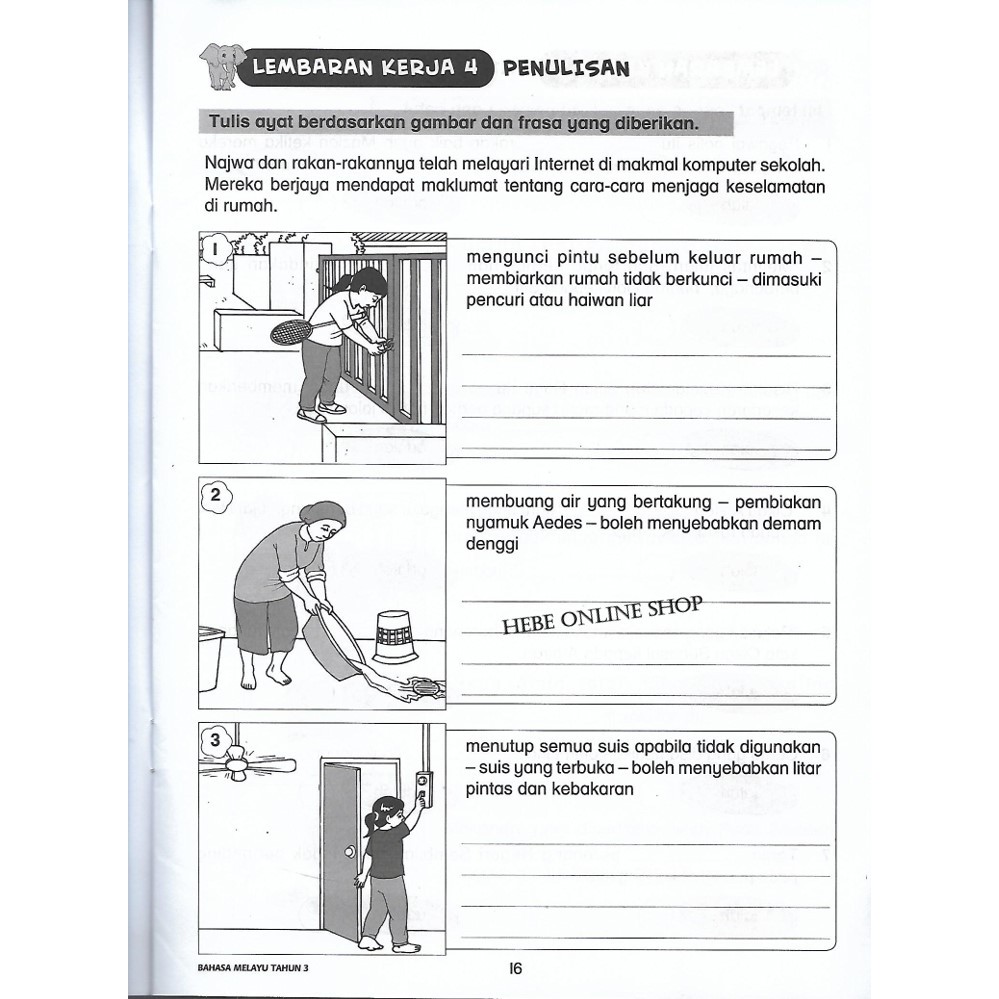 Topikal Spot Lembaran Kerja Murid Semakan Kssr Edisi 2021 Tahun 3 Pustaka Vision Shopee Malaysia