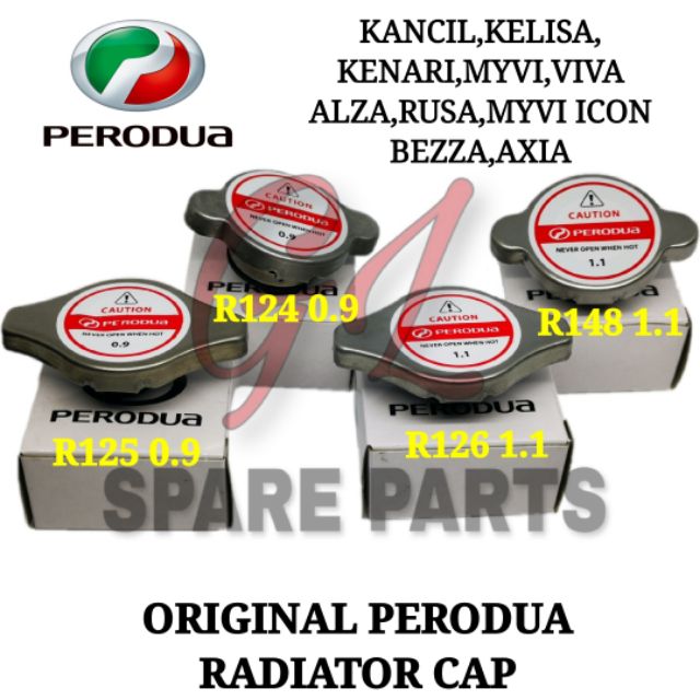 RADIATOR CAP ORIGINAL MYVI VIVA AXIA BEZZA KANCIL KELISA 