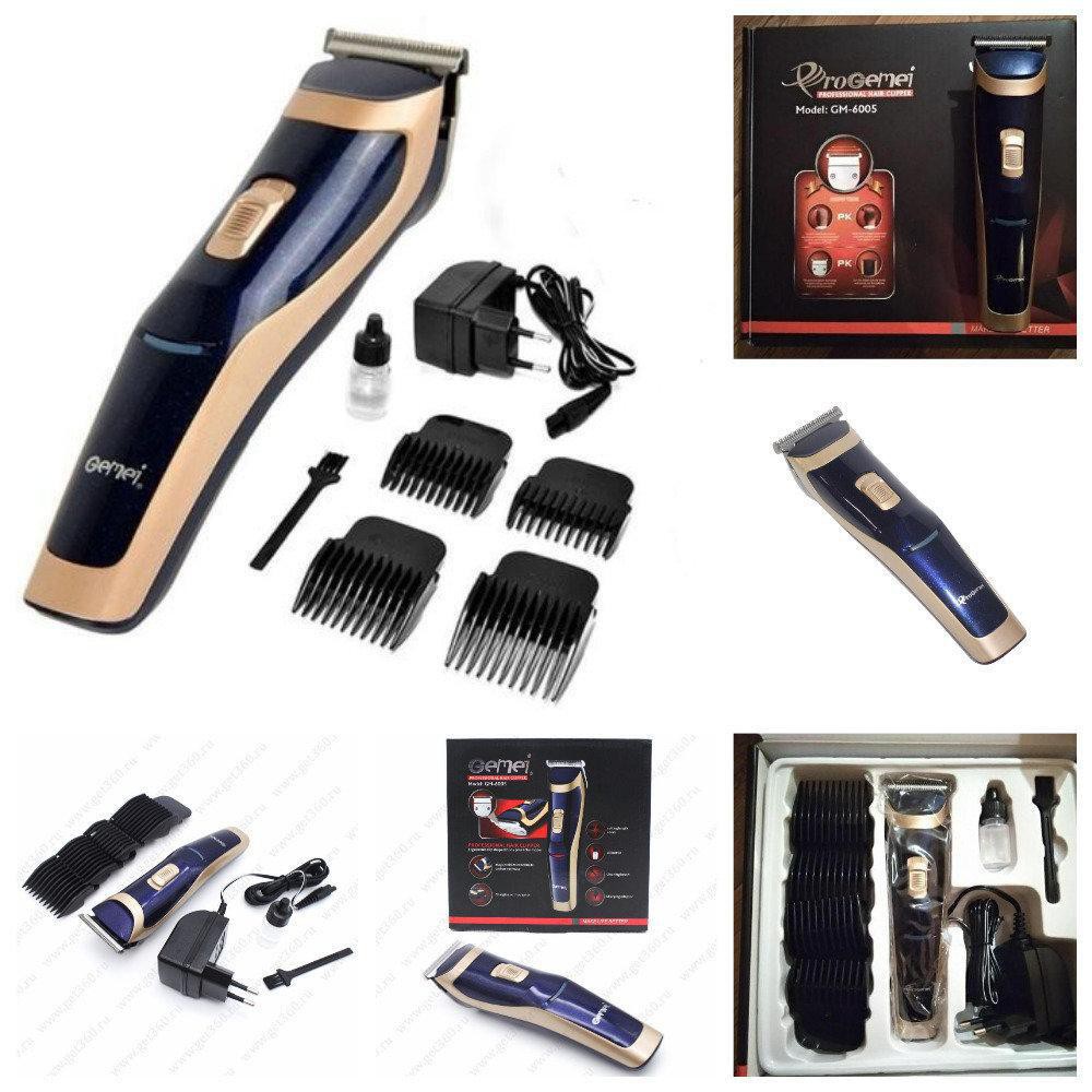 Gemei GM-6005 Rechargeable Trimmer Hair Cutter Machine/Hair Style GUNTING  RAMBUT | Shopee Malaysia
