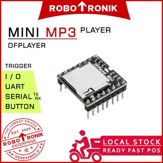 Mini MP3 Player DFplayer / DFPlayer (UART Serial TX RX / Button / I/O ...