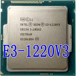 Cpu Processor Intel Xeon 12 V3 12 V3 3 1ghz 8mb 4 Core Sr154 Lga1150