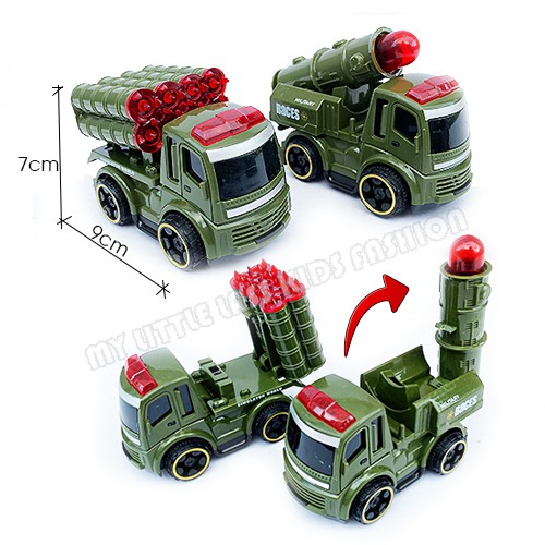 Army Soldier Military Car Truck with Battle Tank 4Pcs Play set Car Toys for boys