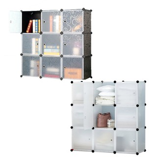 *Ready Stock* BeautyLand DIY 9 Cube Almari Wardrobe Large Capacity Creative Storage Cabinet