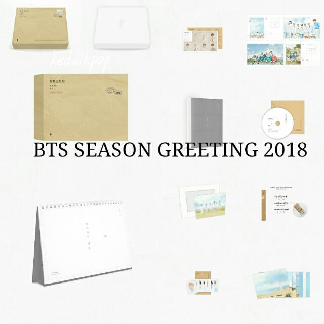 Bts Season Greeting 18 Full Set Shopee Malaysia