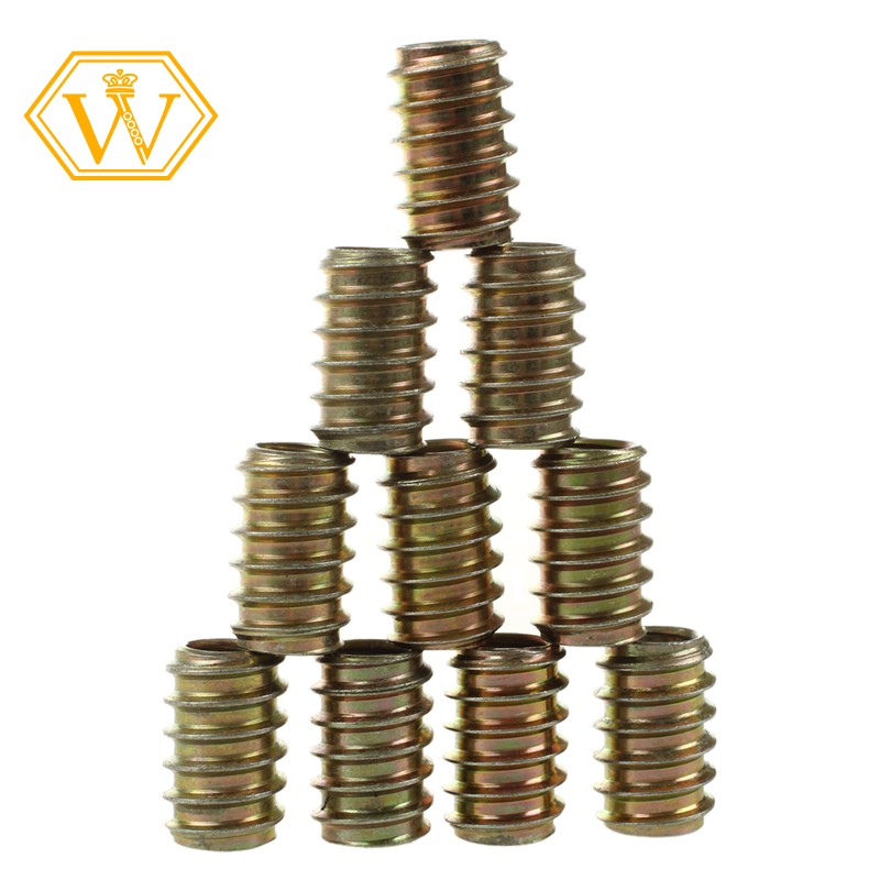 In Stock 10pcs M8 E Nut Wood Insert Nut Dowel Screw Fixing