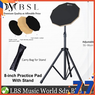 Rubber Professional Dumb Drum Excluding Stand Tripod Blue 