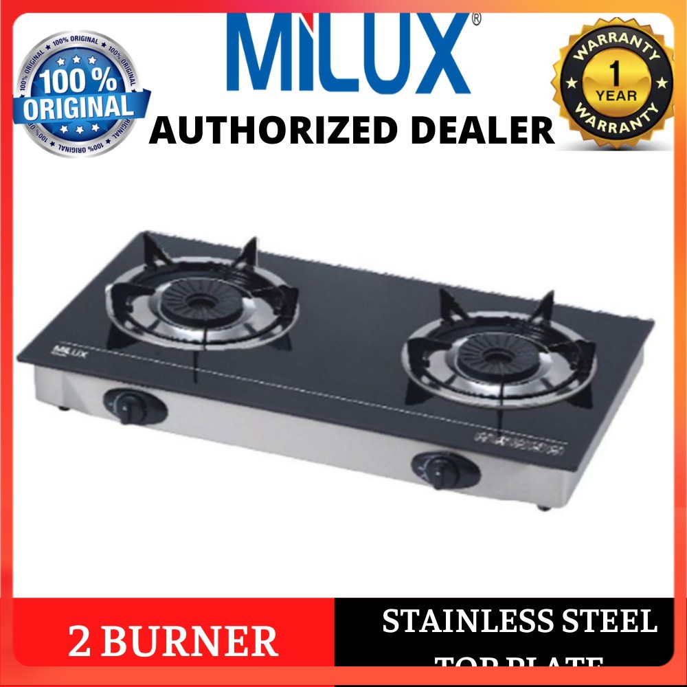 Milux Table Top Desktop Stand Glass Gas Hob Msg 6300 Gas Stove Cooker Dapur Gas Shopee Malaysia