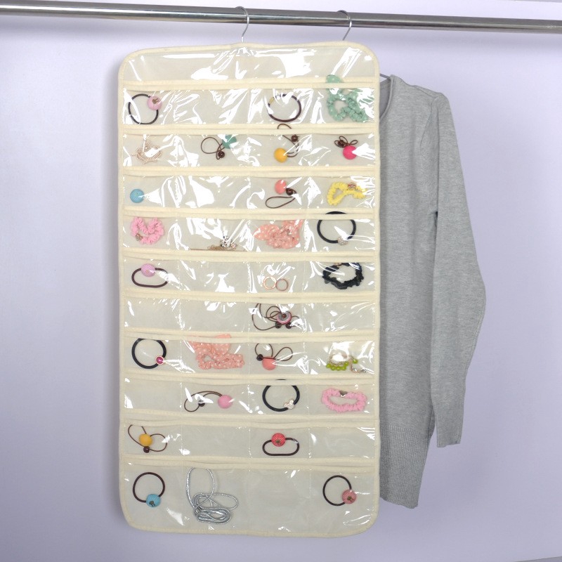 Hanging Jewellery Organiser 80 Pockets Double Sided Wardrobe